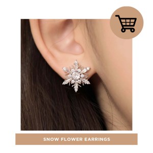 Snow Flower earrings